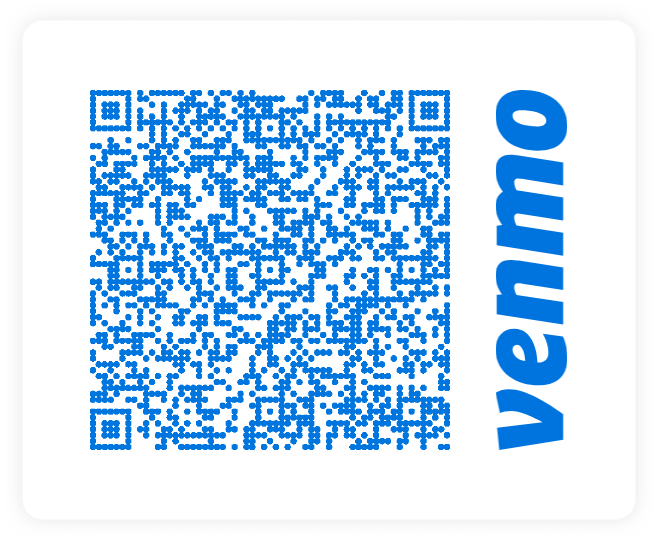 Venmo QR code for $40 follow-up session